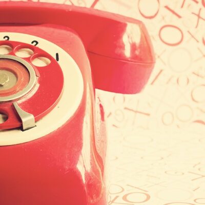 Old Red Phone 