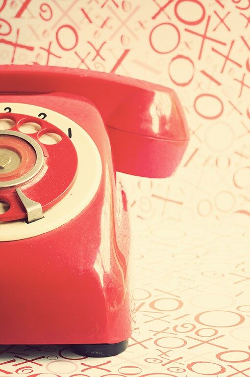 Old Red Phone 